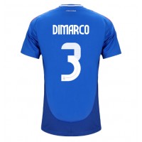 Maglie da calcio Italia Federico Dimarco #3 Prima Maglia Europei 2024 Manica Corta